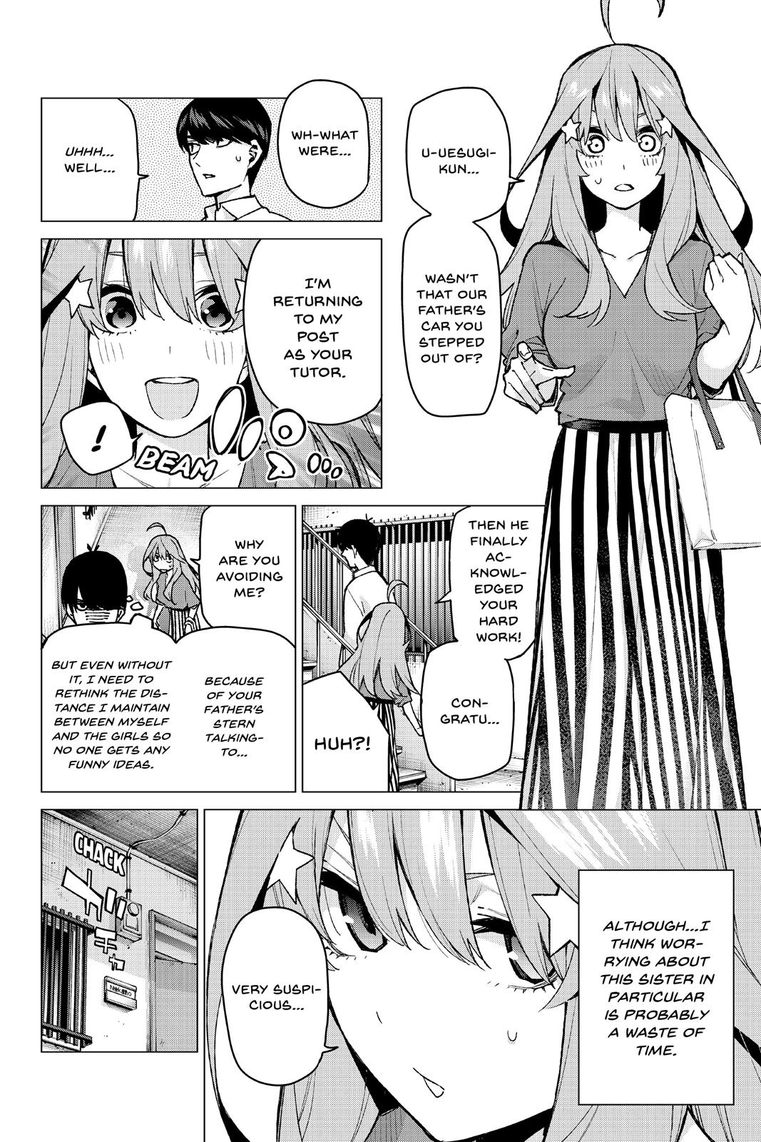 The Quintessential Quintuplets Chapter 77 - Page 8