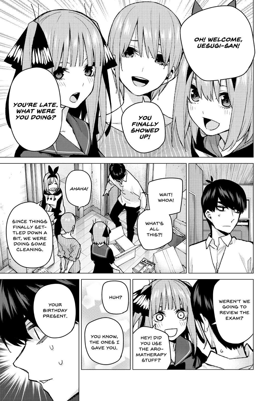 The Quintessential Quintuplets Chapter 77 - Page 9