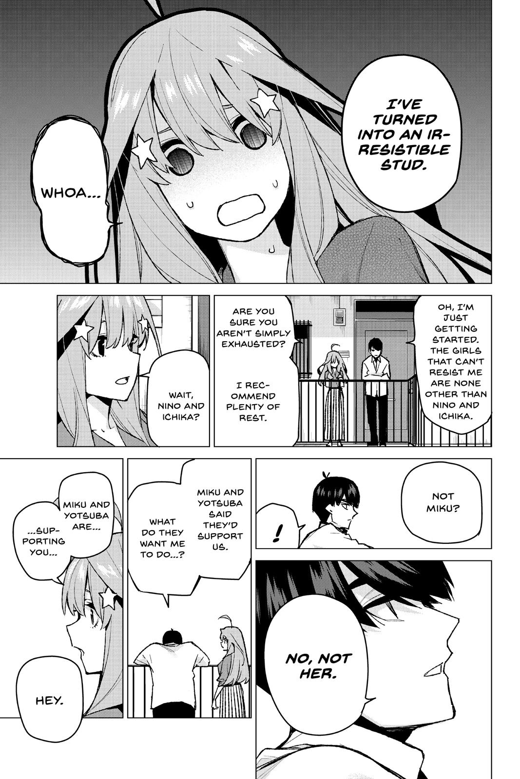 The Quintessential Quintuplets Chapter 77 - Page 13