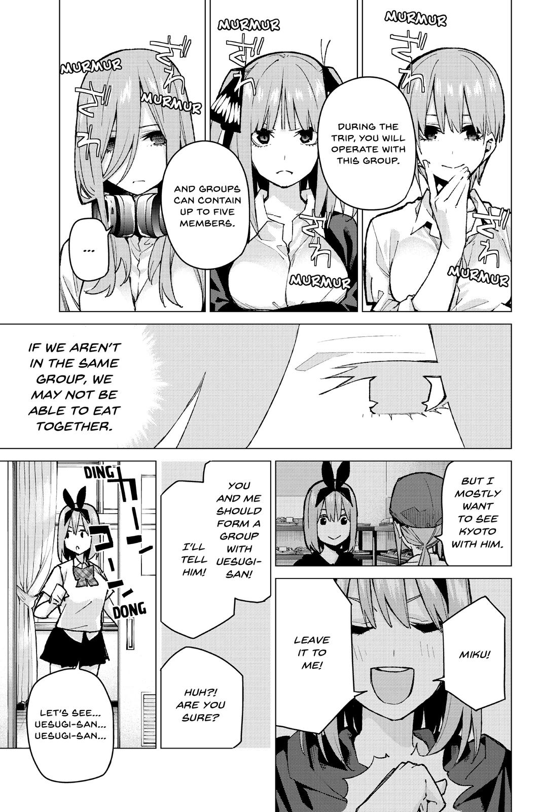 The Quintessential Quintuplets Chapter 78 - Page 9