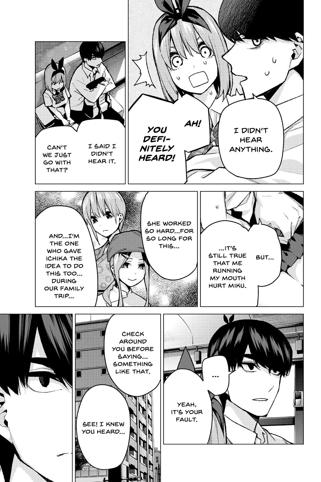 The Quintessential Quintuplets Chapter 81 - Page 7