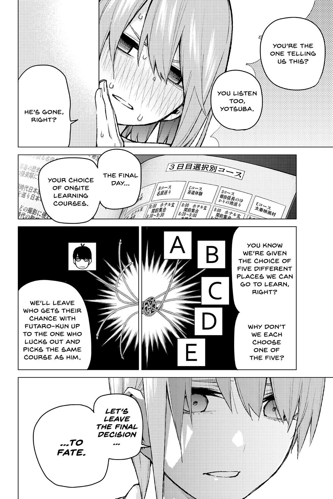 The Quintessential Quintuplets Chapter 83 - Page 14