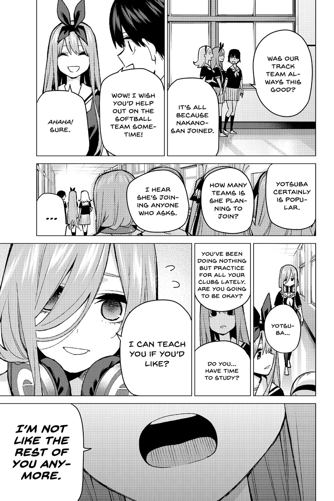 The Quintessential Quintuplets Chapter 89 - Page 9