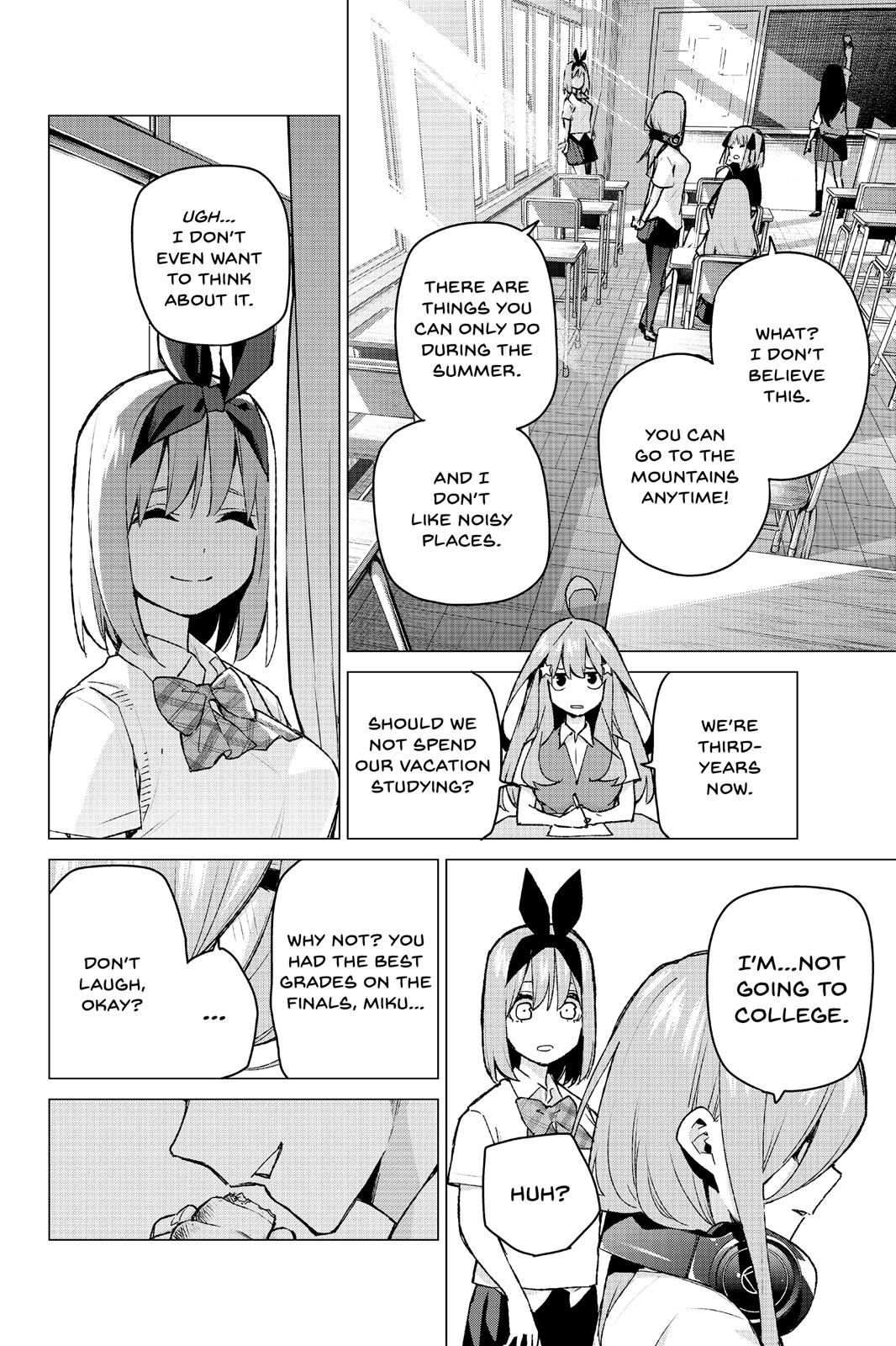 The Quintessential Quintuplets Chapter 90 - Page 14