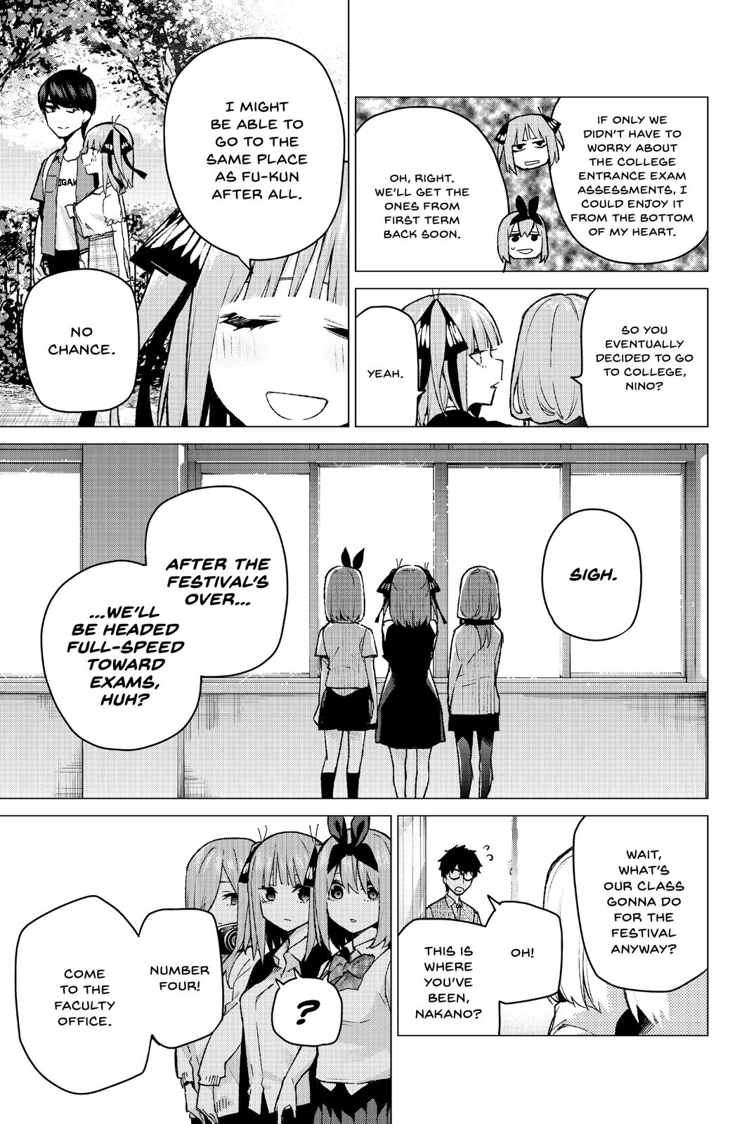 The Quintessential Quintuplets Chapter 96 - Page 7