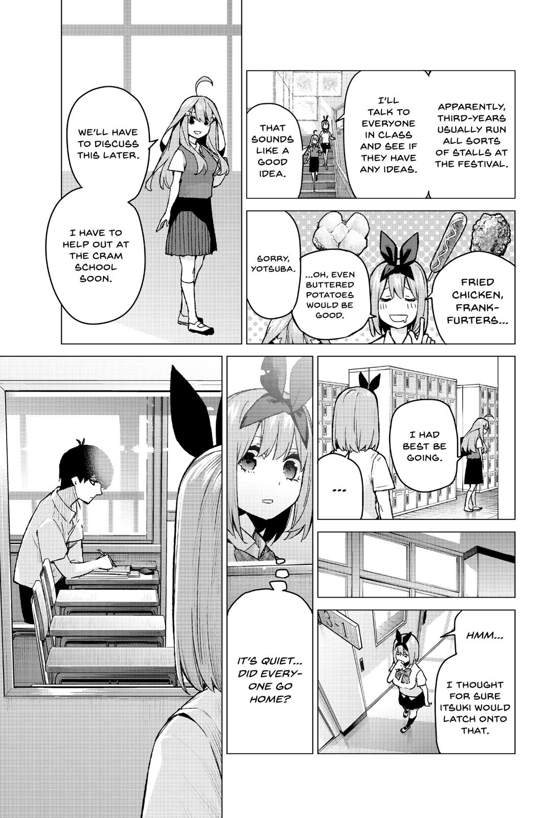 The Quintessential Quintuplets Chapter 96 - Page 9