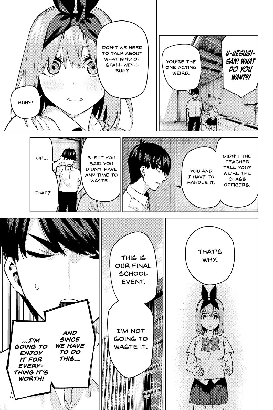The Quintessential Quintuplets Chapter 96 - Page 13