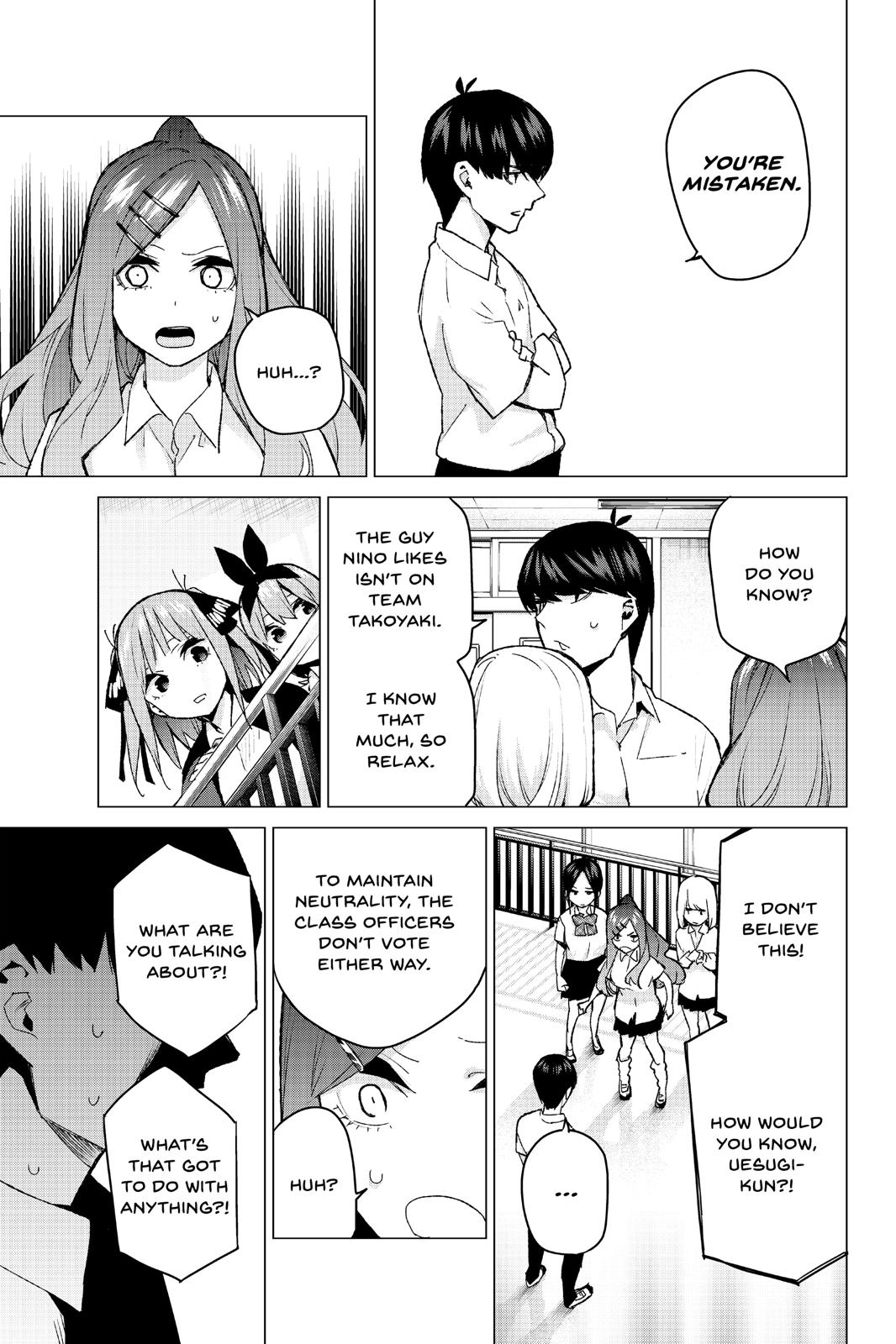 The Quintessential Quintuplets Chapter 97 - Page 15