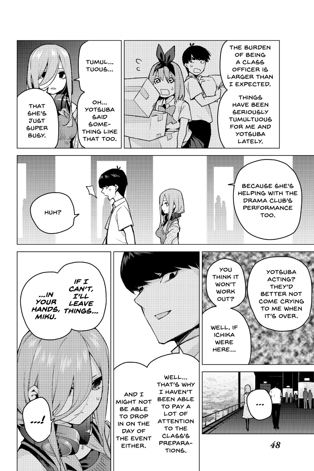 The Quintessential Quintuplets Chapter 98 - Page 4
