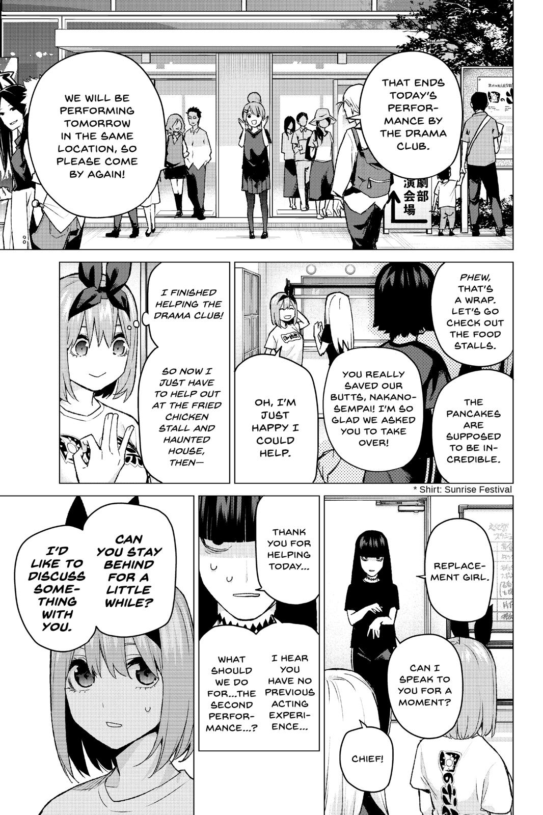 The Quintessential Quintuplets Chapter 99 - Page 9