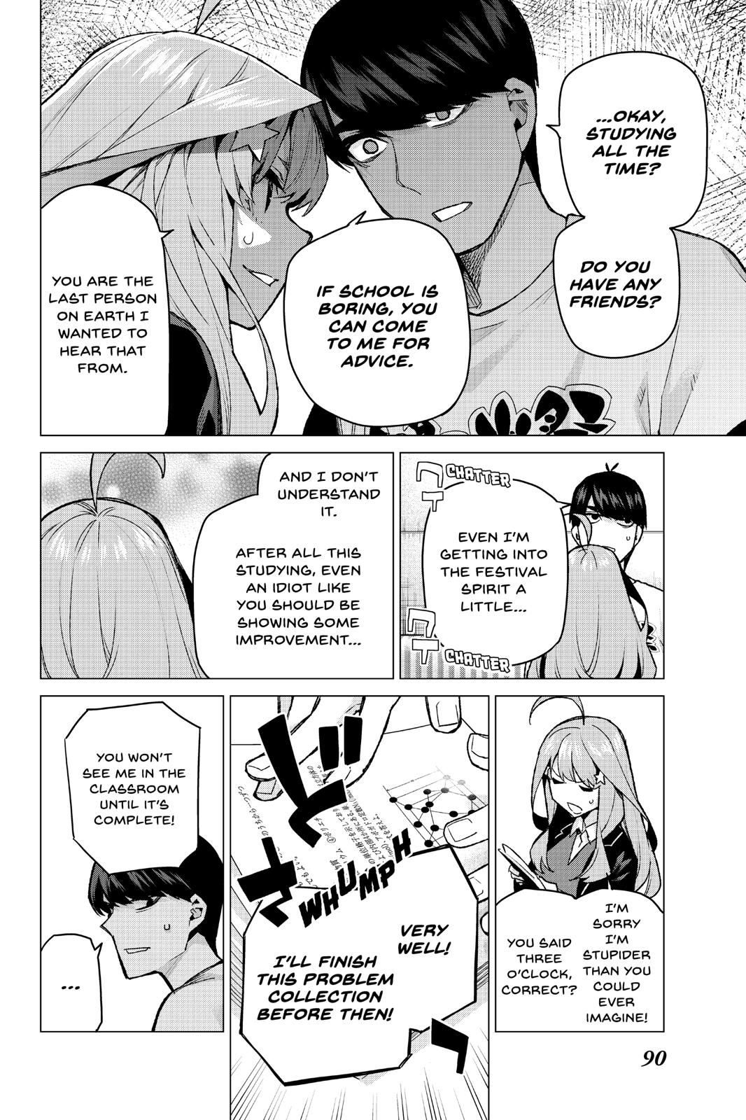 The Quintessential Quintuplets Chapter 109 - Page 4