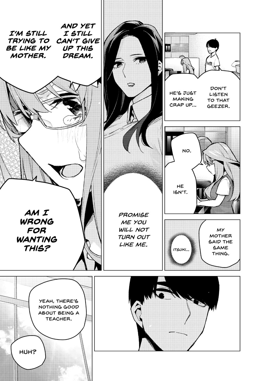 The Quintessential Quintuplets Chapter 110 - Page 13