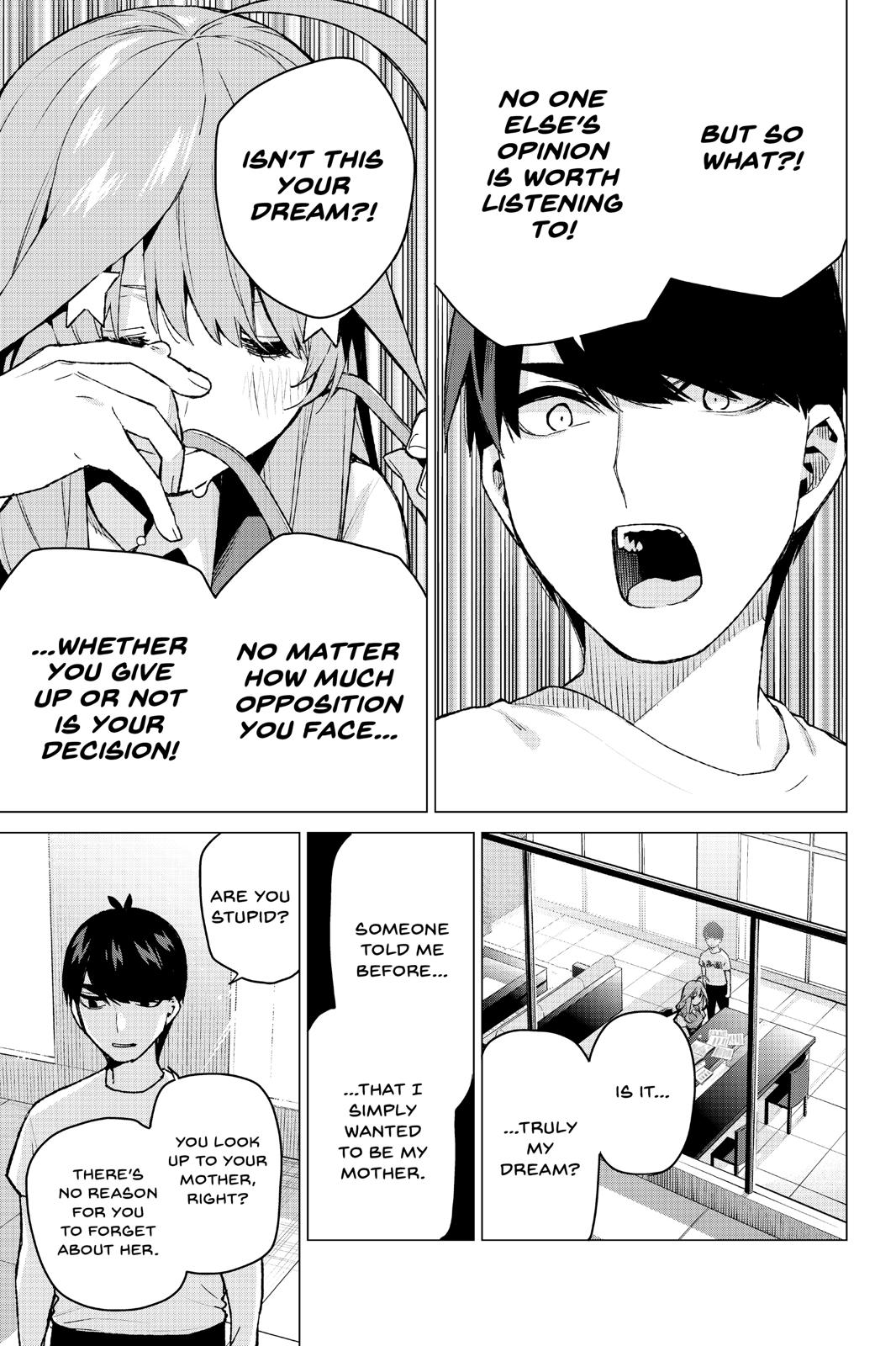 The Quintessential Quintuplets Chapter 110 - Page 15