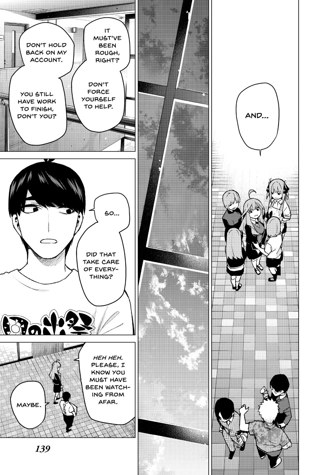 The Quintessential Quintuplets Chapter 111 - Page 13