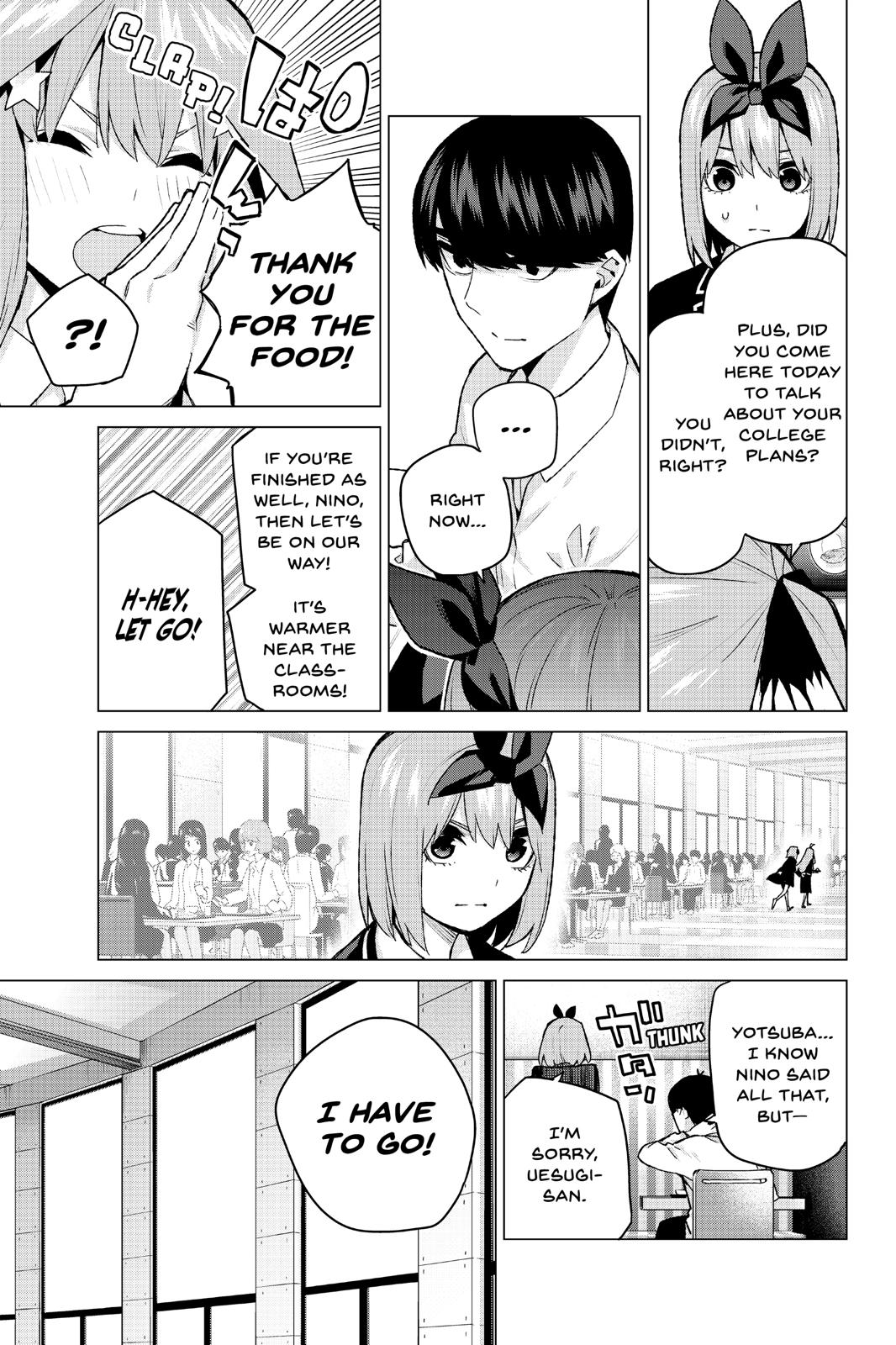 The Quintessential Quintuplets Chapter 117 - Page 13