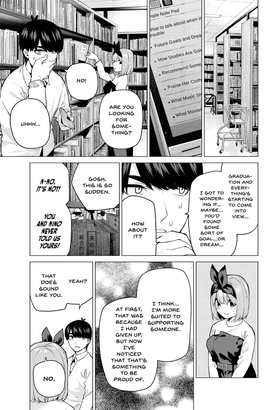The Quintessential Quintuplets Chapter 119 - Page 5