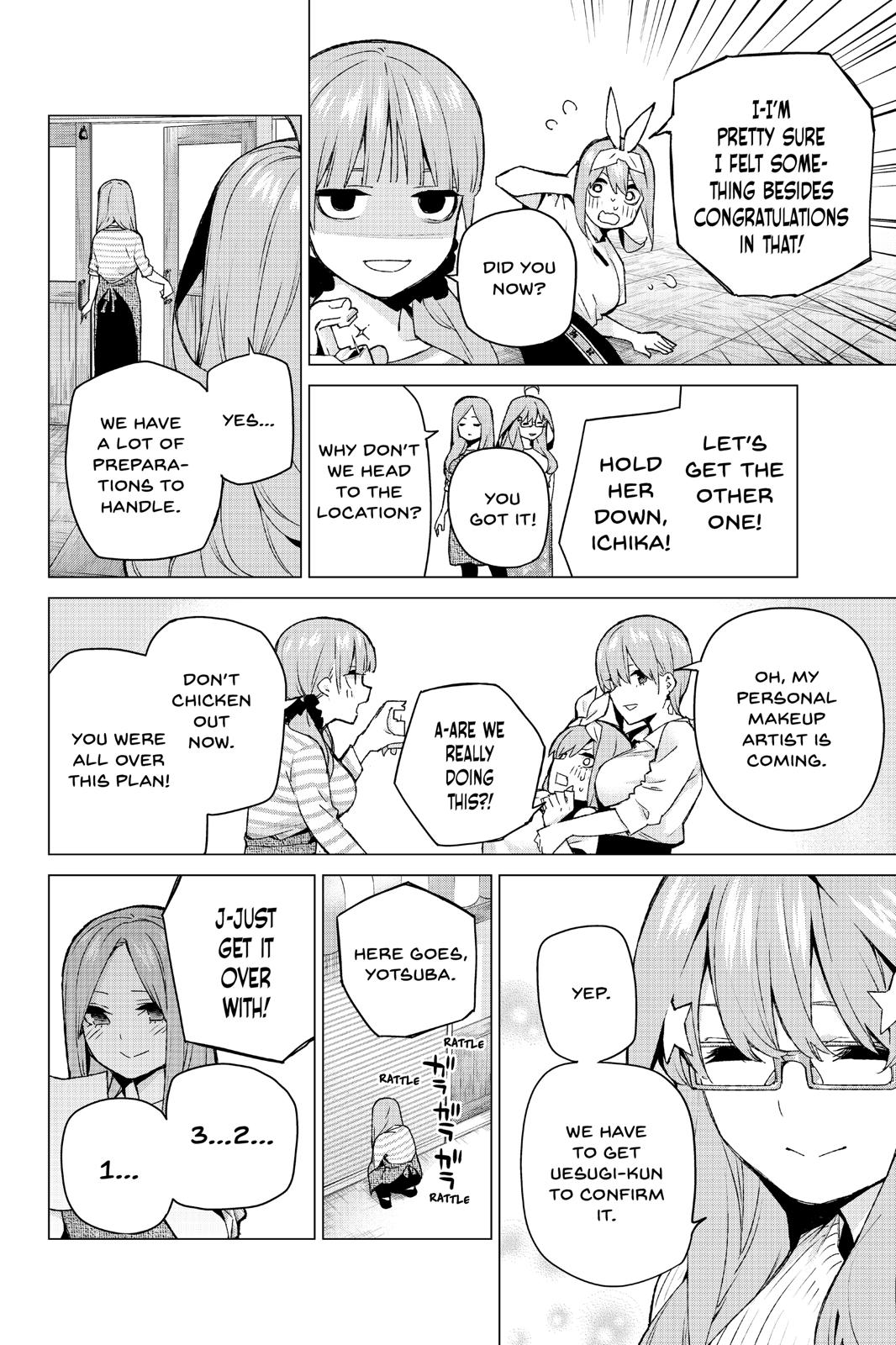 The Quintessential Quintuplets Chapter 121 - Page 12