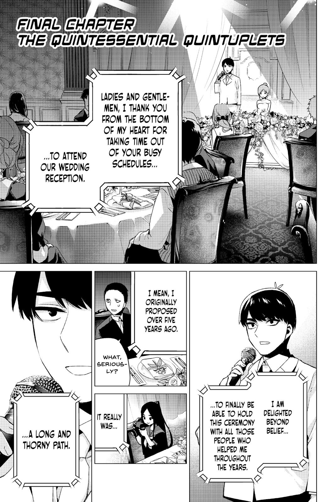 The Quintessential Quintuplets Chapter 122 - Page 1