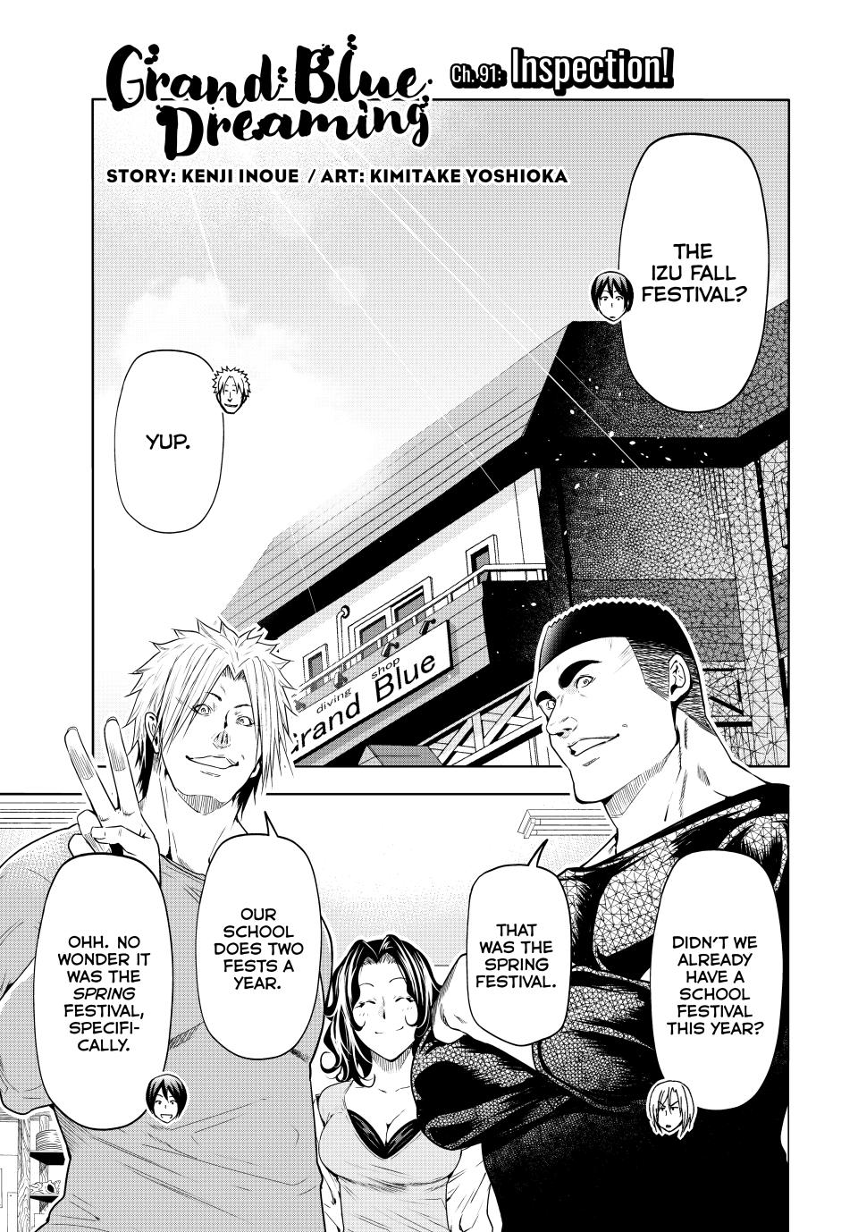 Grand Blue Dreaming Chapter 91 - Page 4