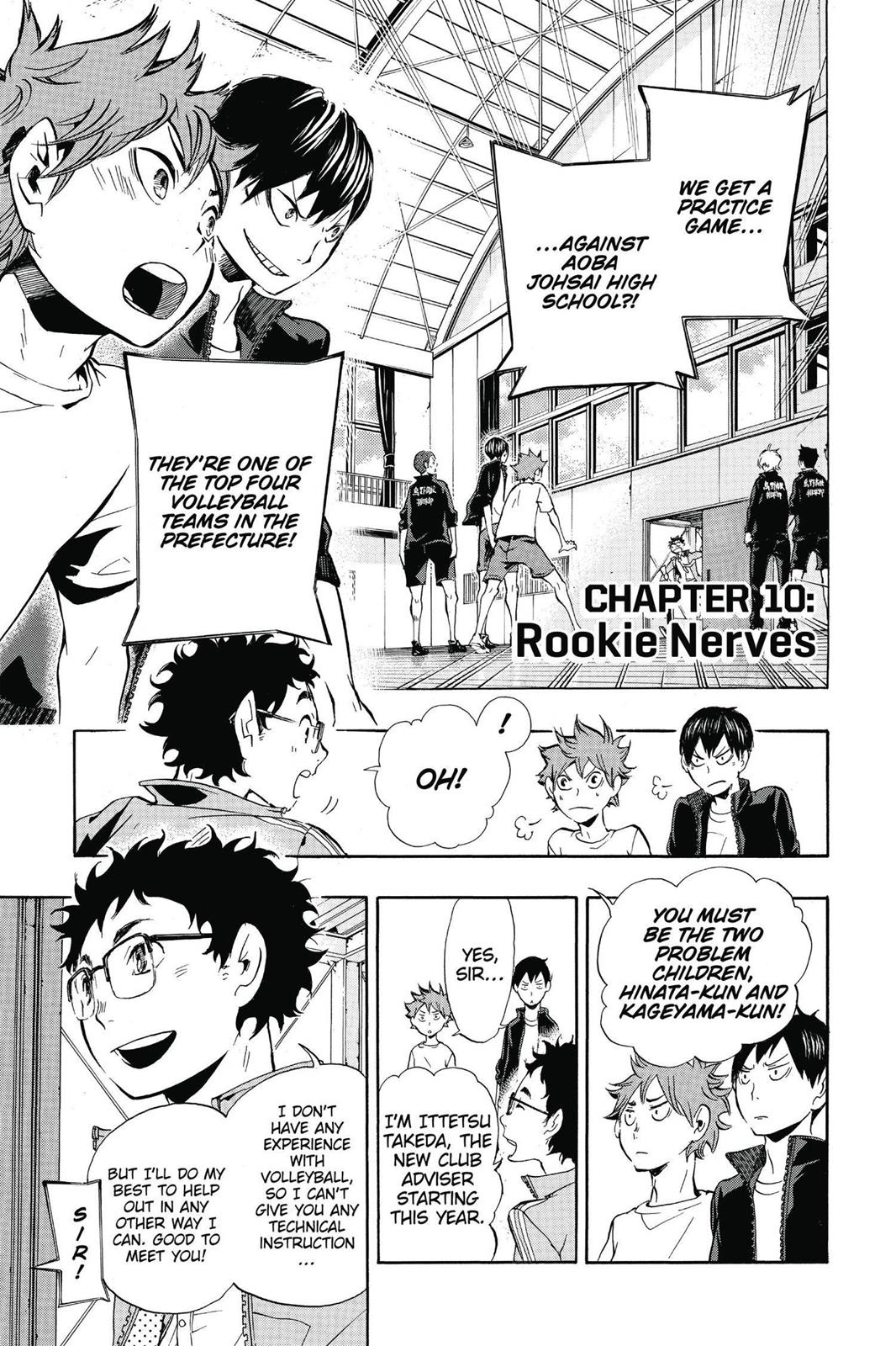 Haikyu!! Chapter 10 - Page 1