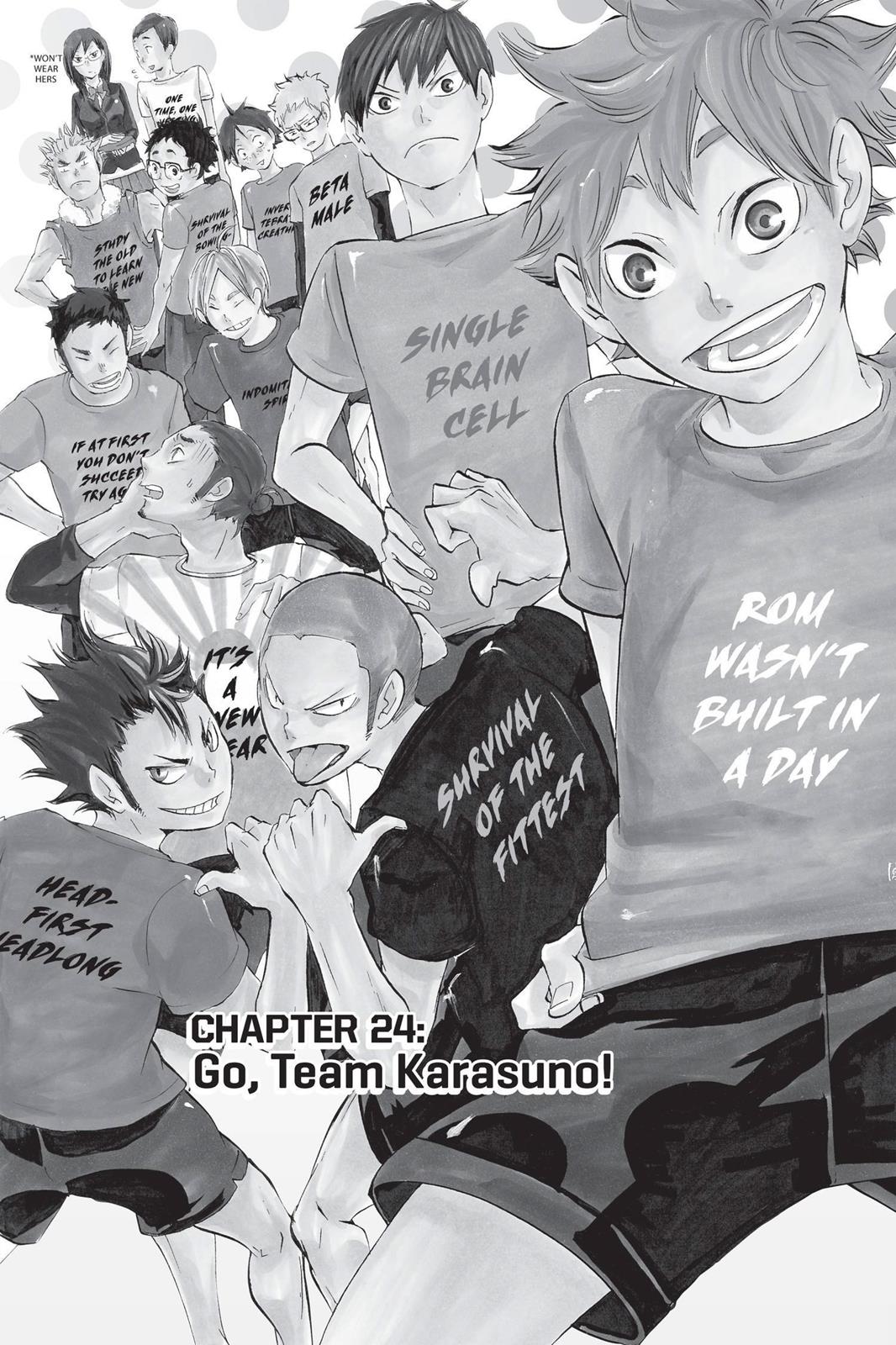 Haikyu!! Chapter 24 - Page 1