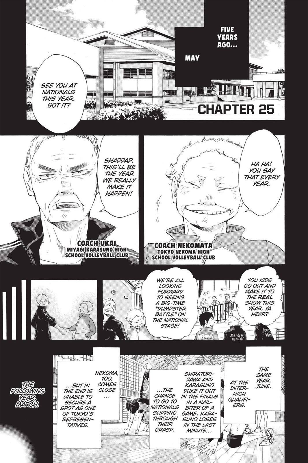 Haikyu!! Chapter 25 - Page 1