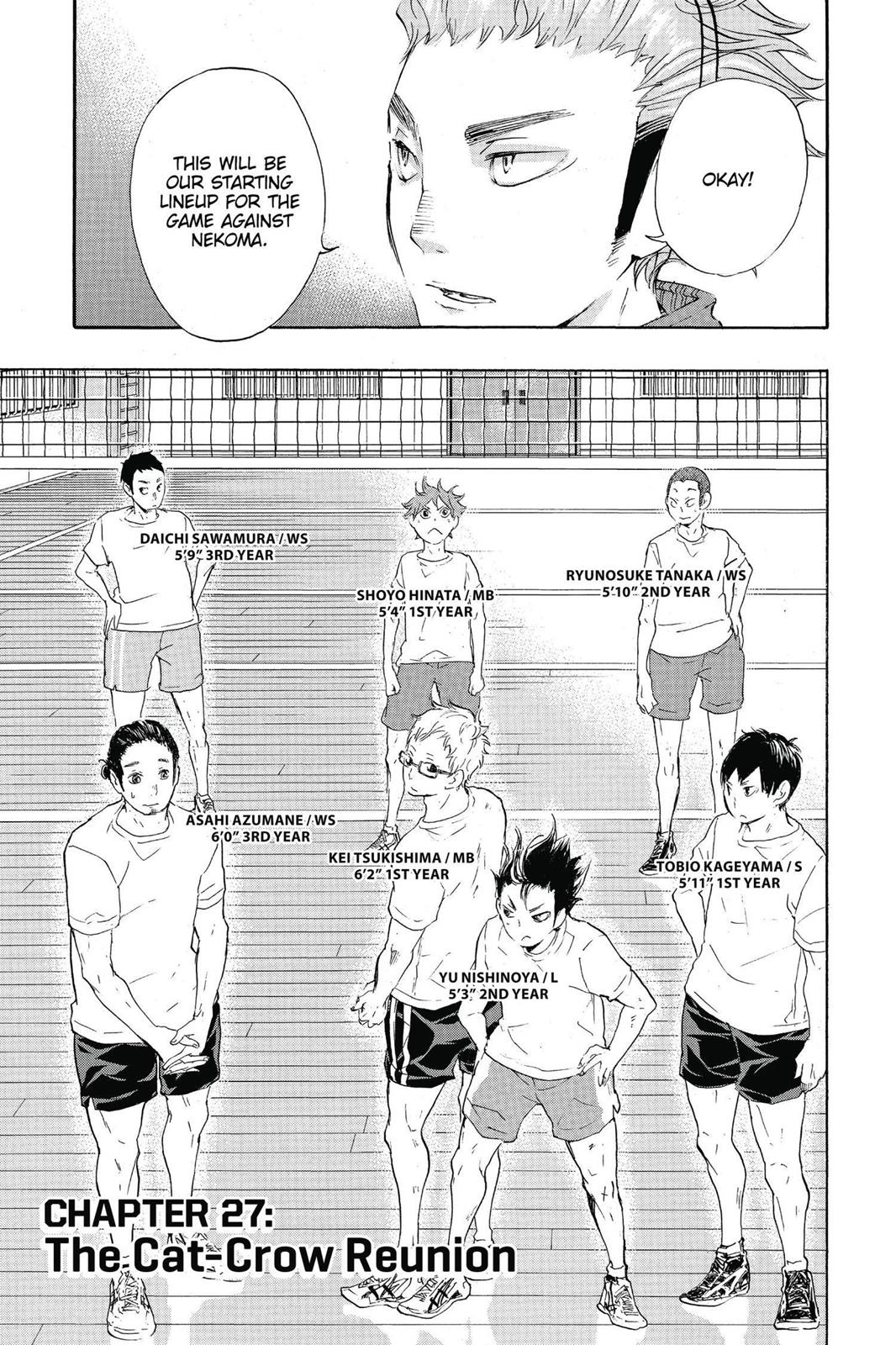 Haikyu!! Chapter 27 - Page 1