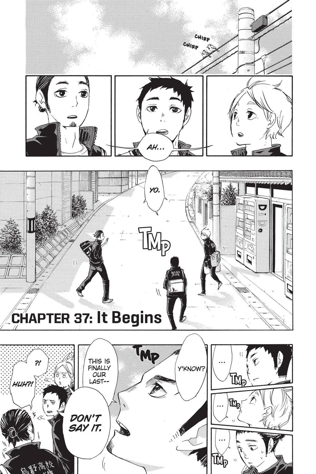Haikyu!! Chapter 37 - Page 1