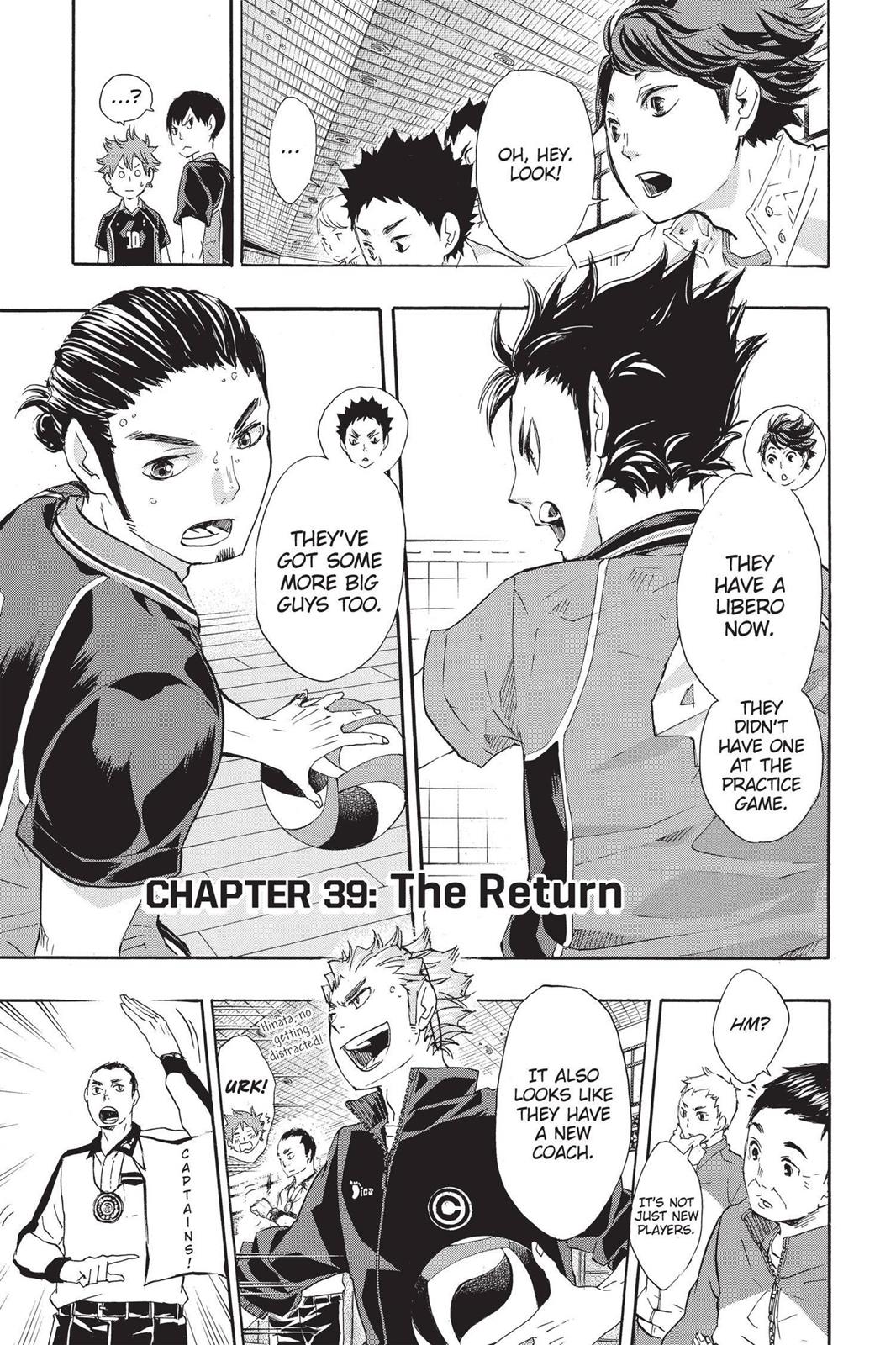 Haikyu!! Chapter 39 - Page 1