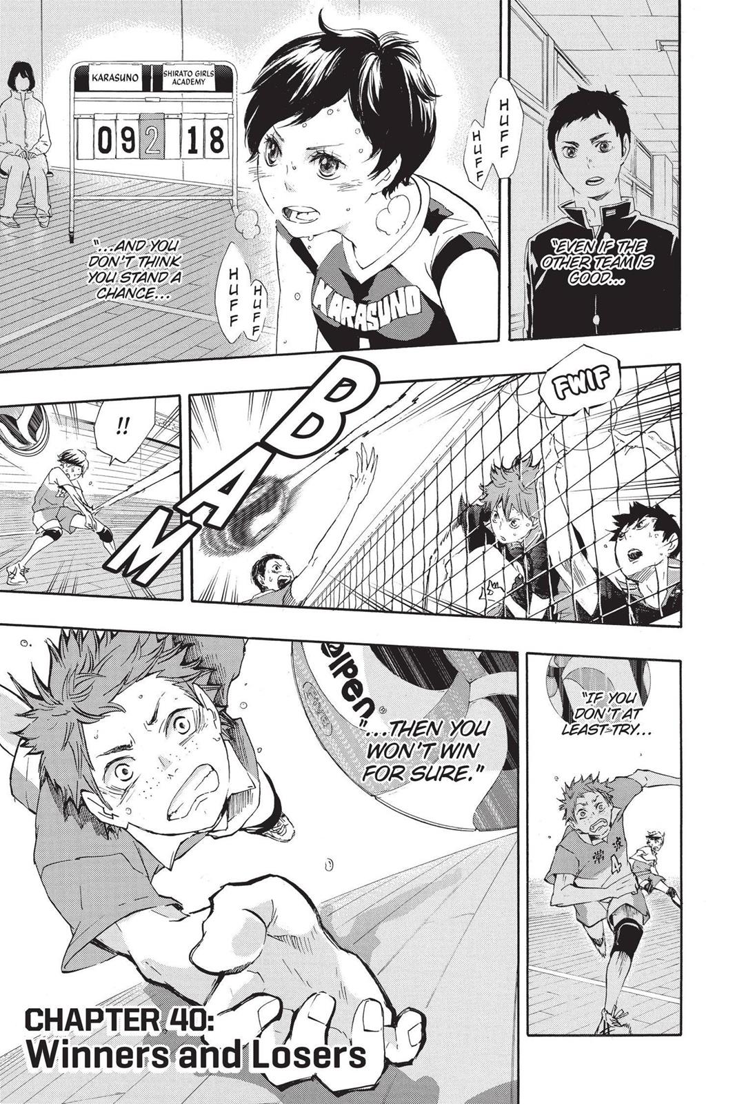 Haikyu!! Chapter 40 - Page 1