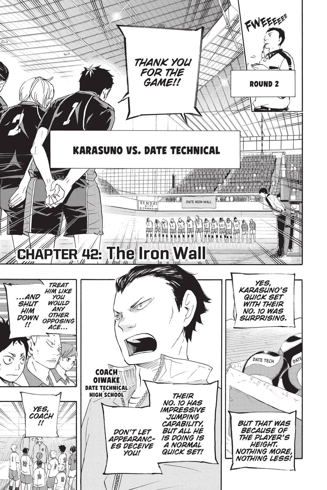 Haikyu!! Chapter 42 - Page 1