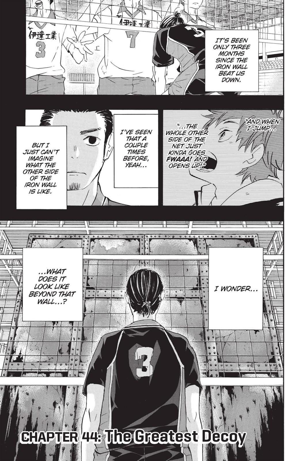 Haikyu!! Chapter 44 - Page 1
