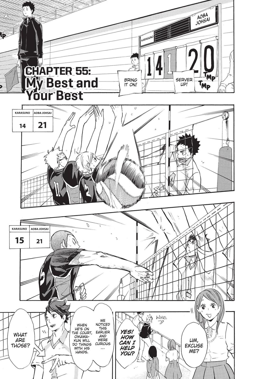 Haikyu!! Chapter 55 - Page 1