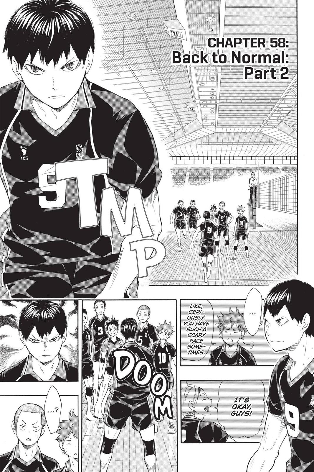 Haikyu!! Chapter 58 - Page 1