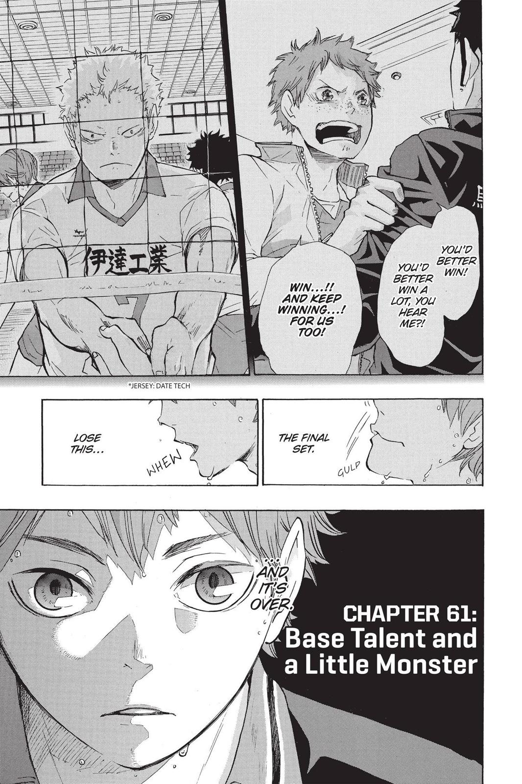 Haikyu!! Chapter 61 - Page 1