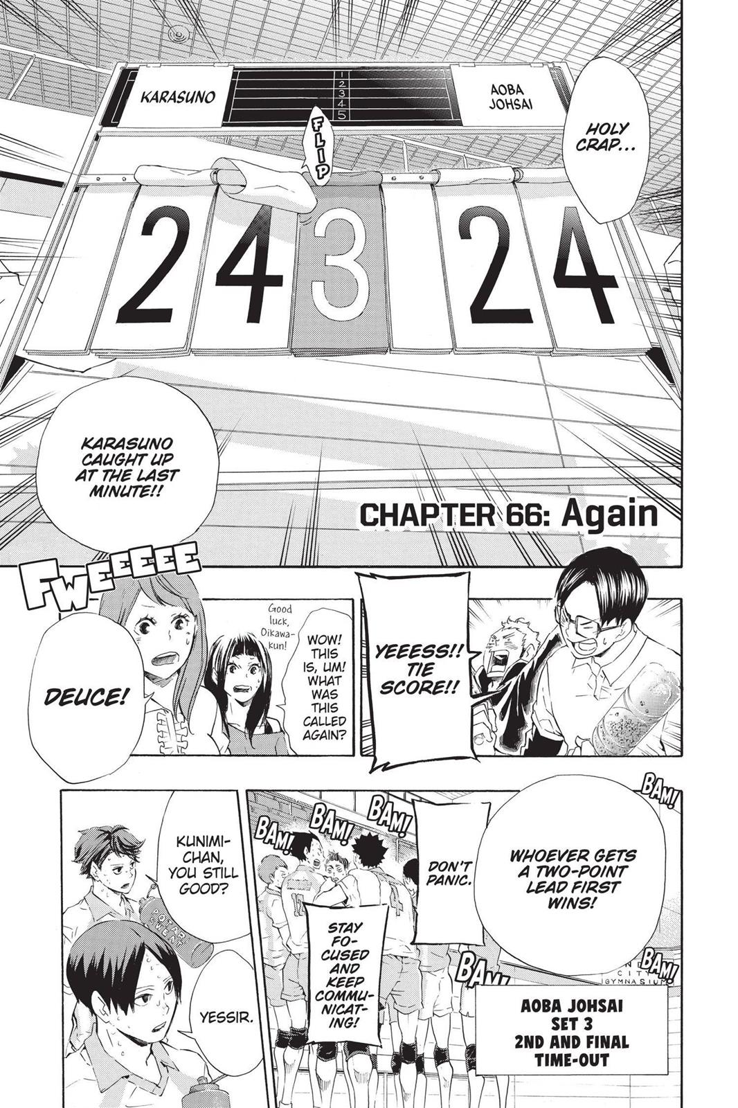 Haikyu!! Chapter 66 - Page 1