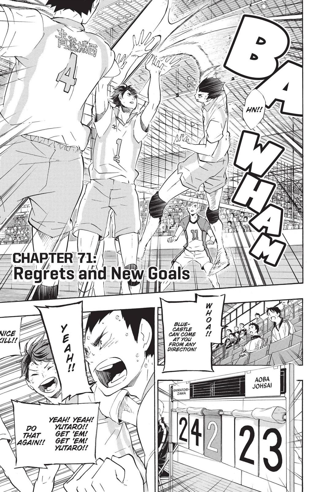 Haikyu!! Chapter 71 - Page 1