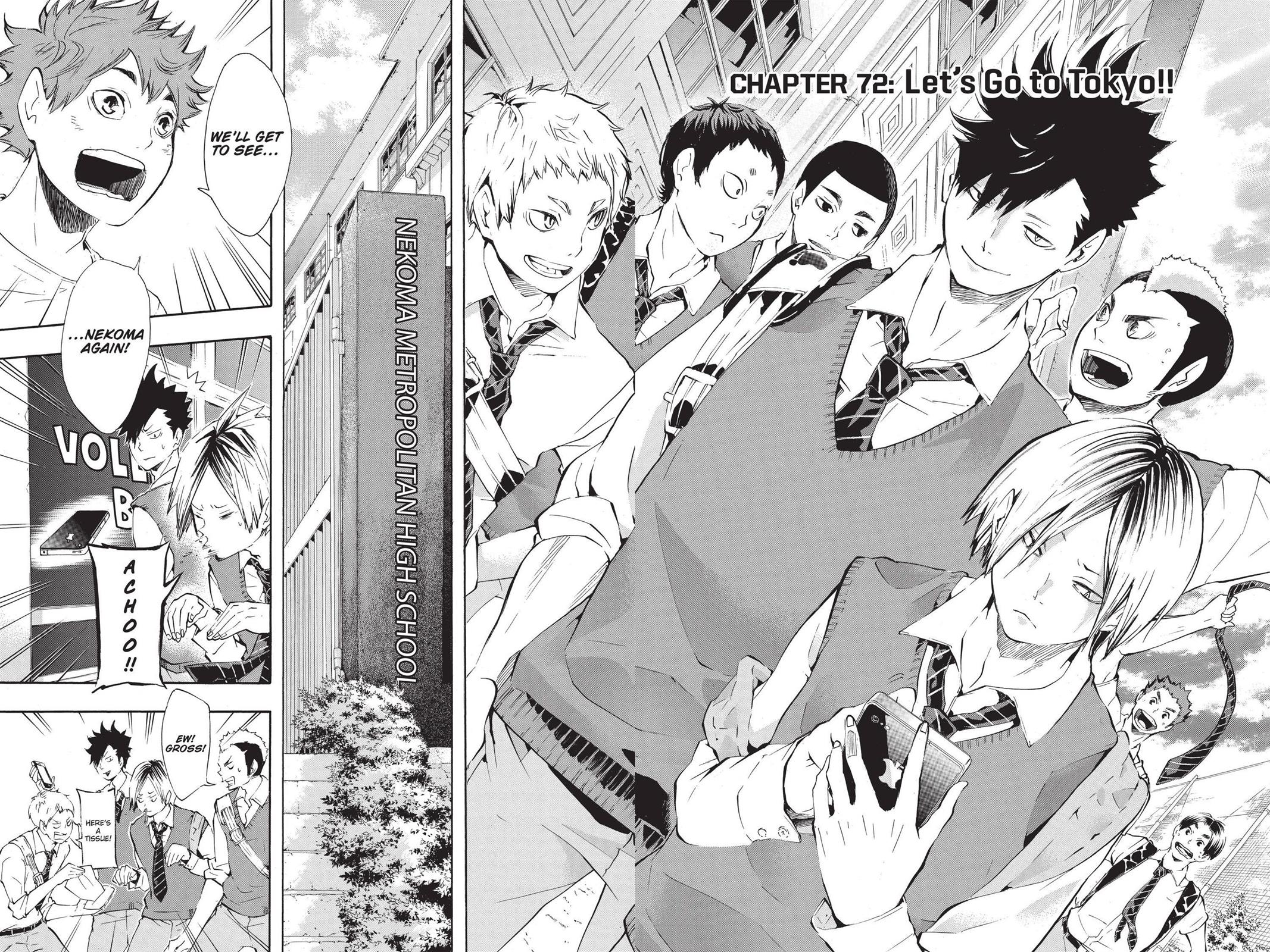 Haikyu!! Chapter 72 - Page 9