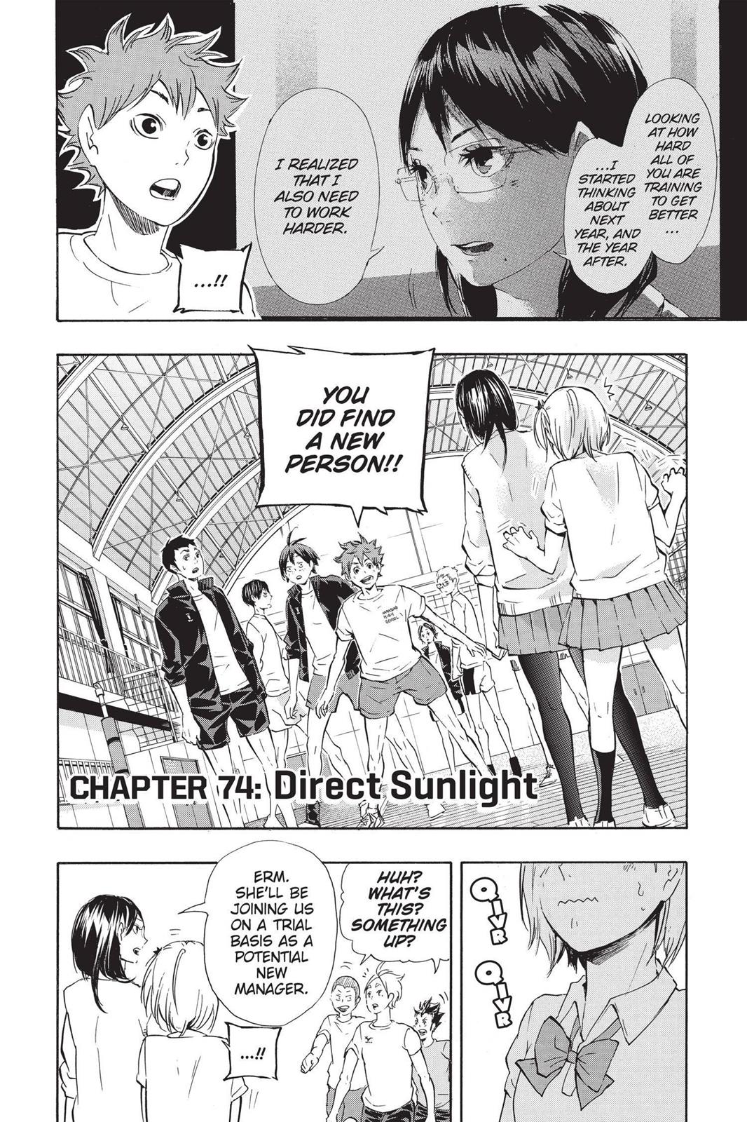 Haikyu!! Chapter 74 - Page 2