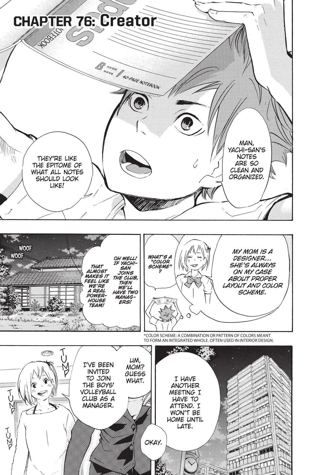 Haikyu!! Chapter 76 - Page 1