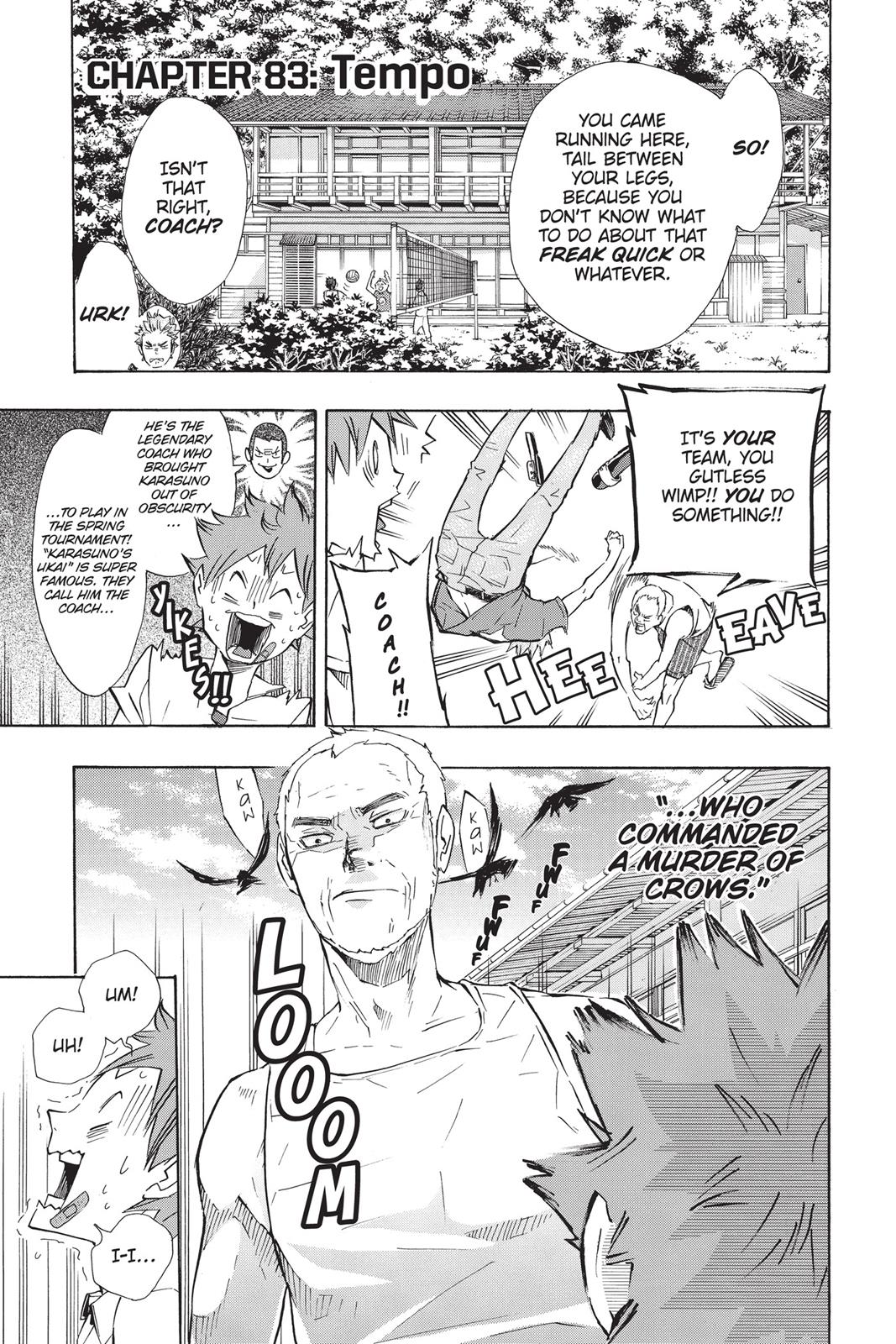 Haikyu!! Chapter 83 - Page 1