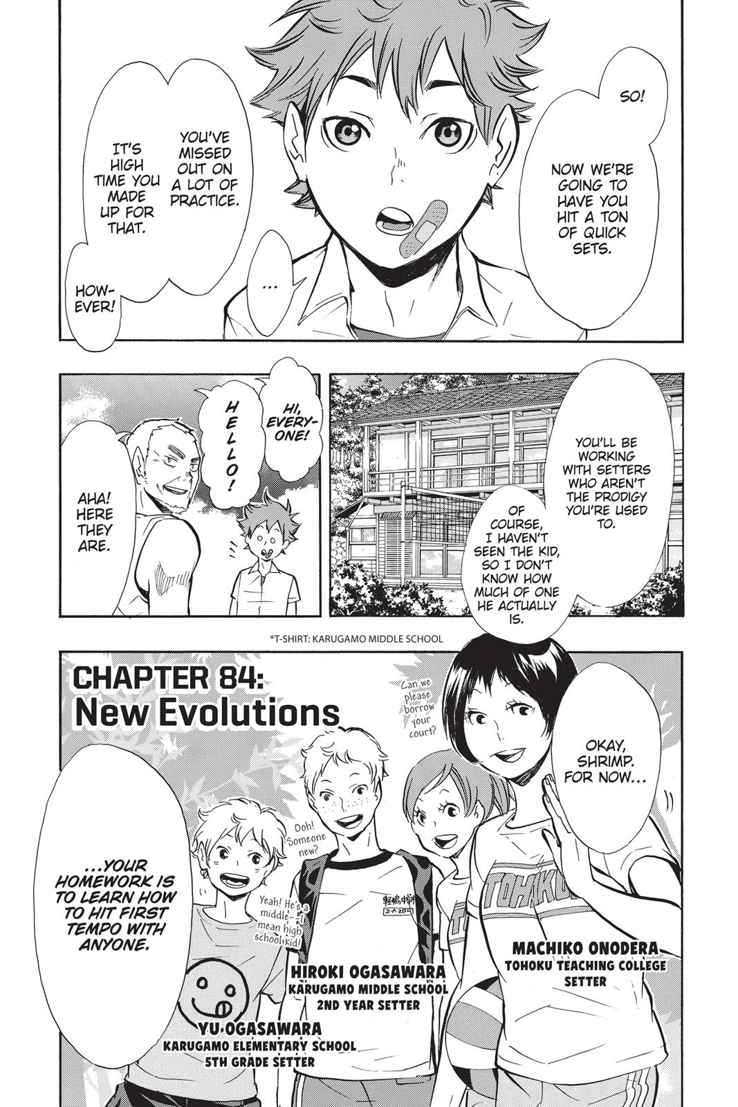Haikyu!! Chapter 84 - Page 1