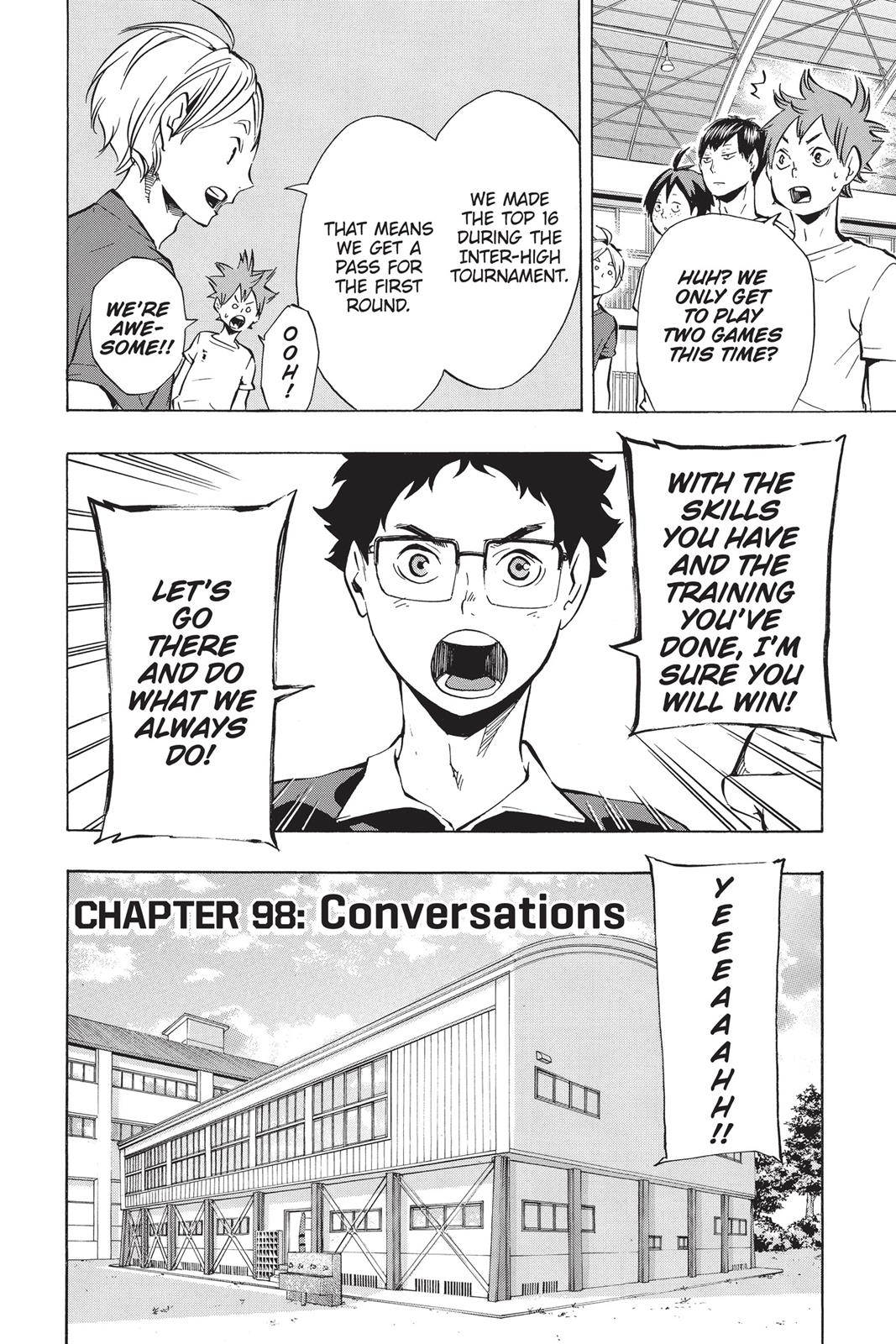Haikyu!! Chapter 98 - Page 2