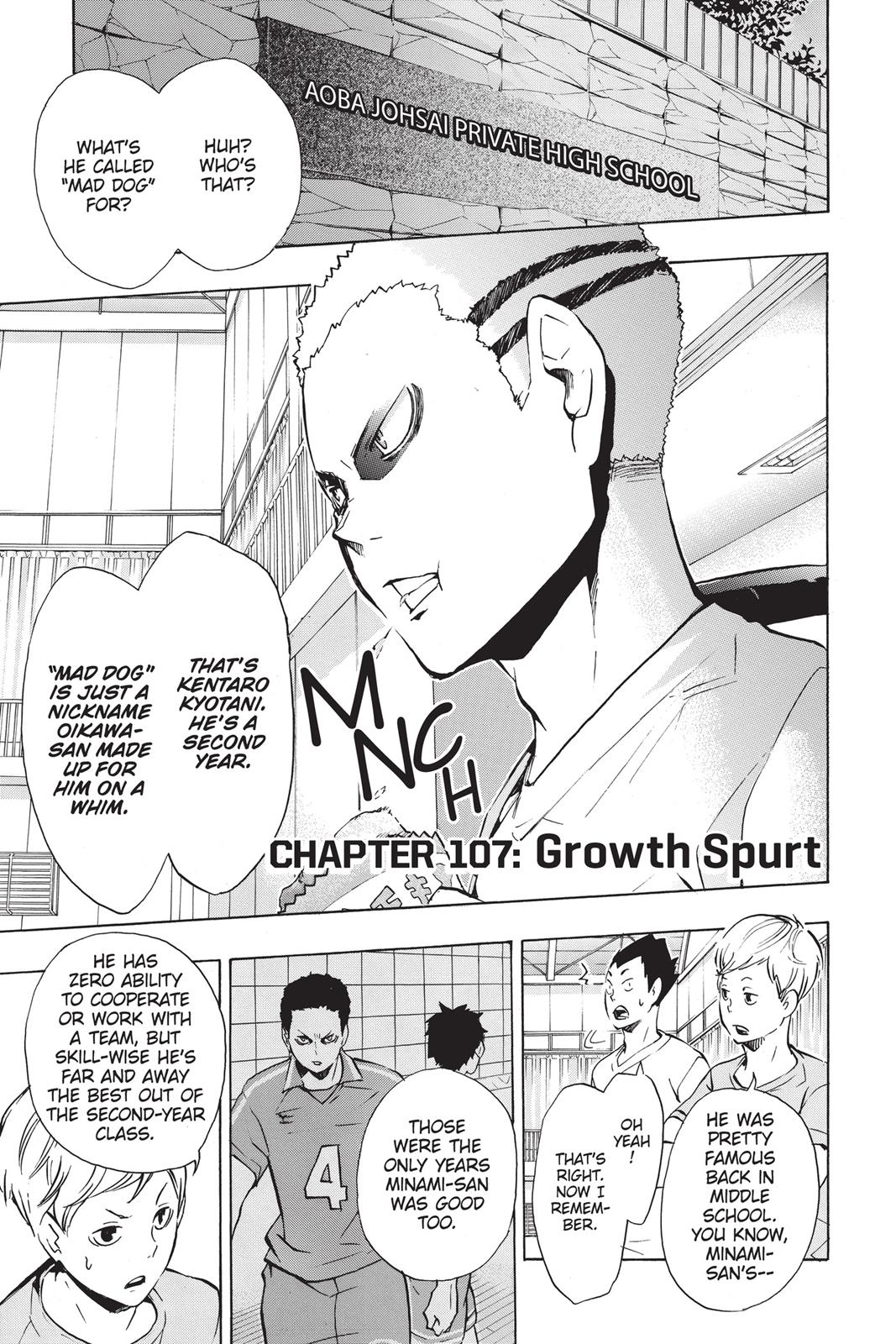 Haikyu!! Chapter 107 - Page 1