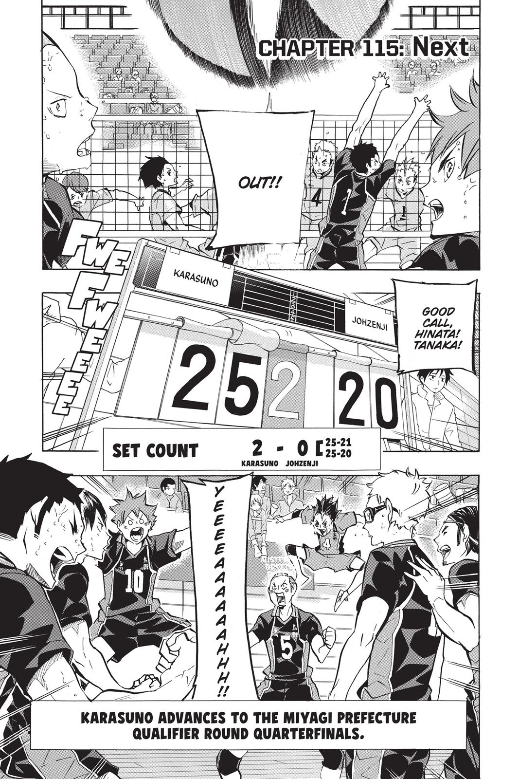 Haikyu!! Chapter 115 - Page 1
