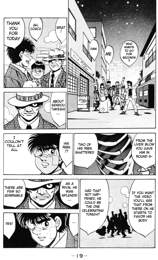 Hajime no Ippo Chapter 269 - Page 19