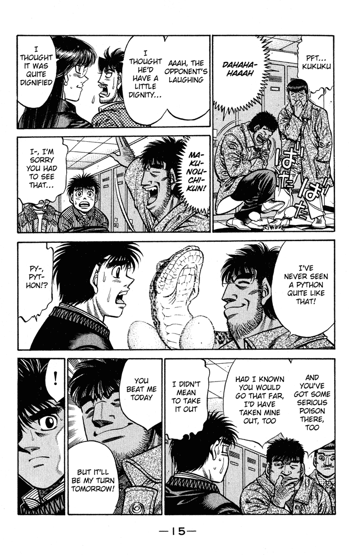 Hajime no Ippo Chapter 425 - Page 15