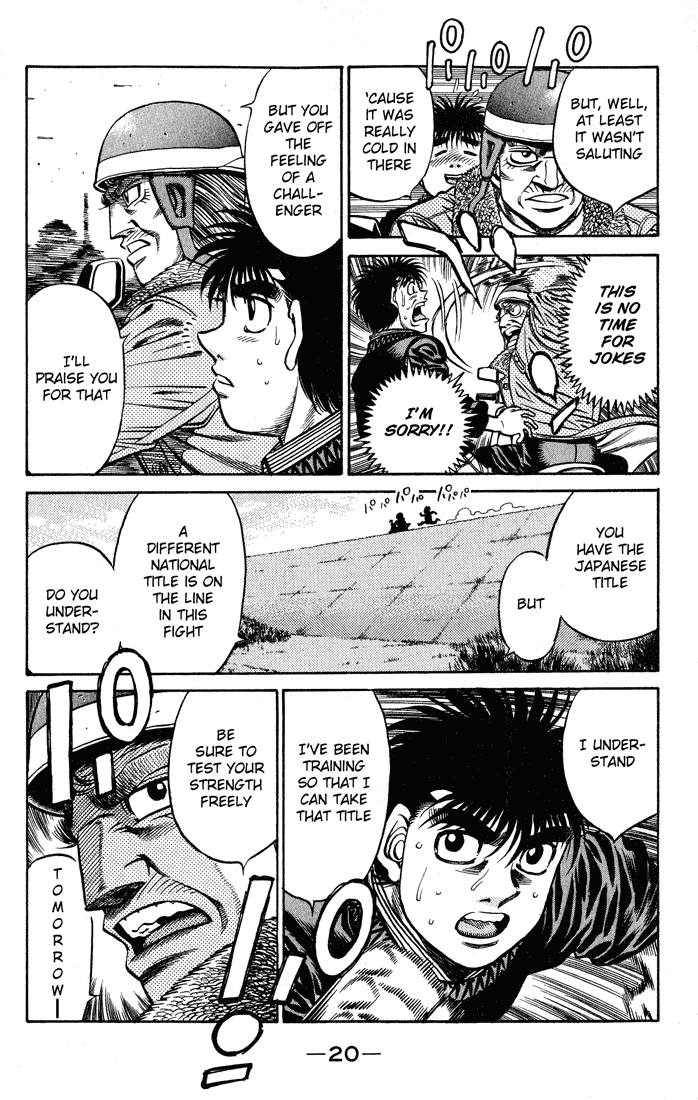 Hajime no Ippo Chapter 425 - Page 20