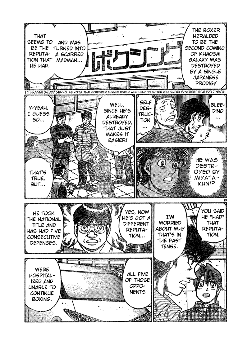 Hajime no Ippo Chapter 727 - Page 13