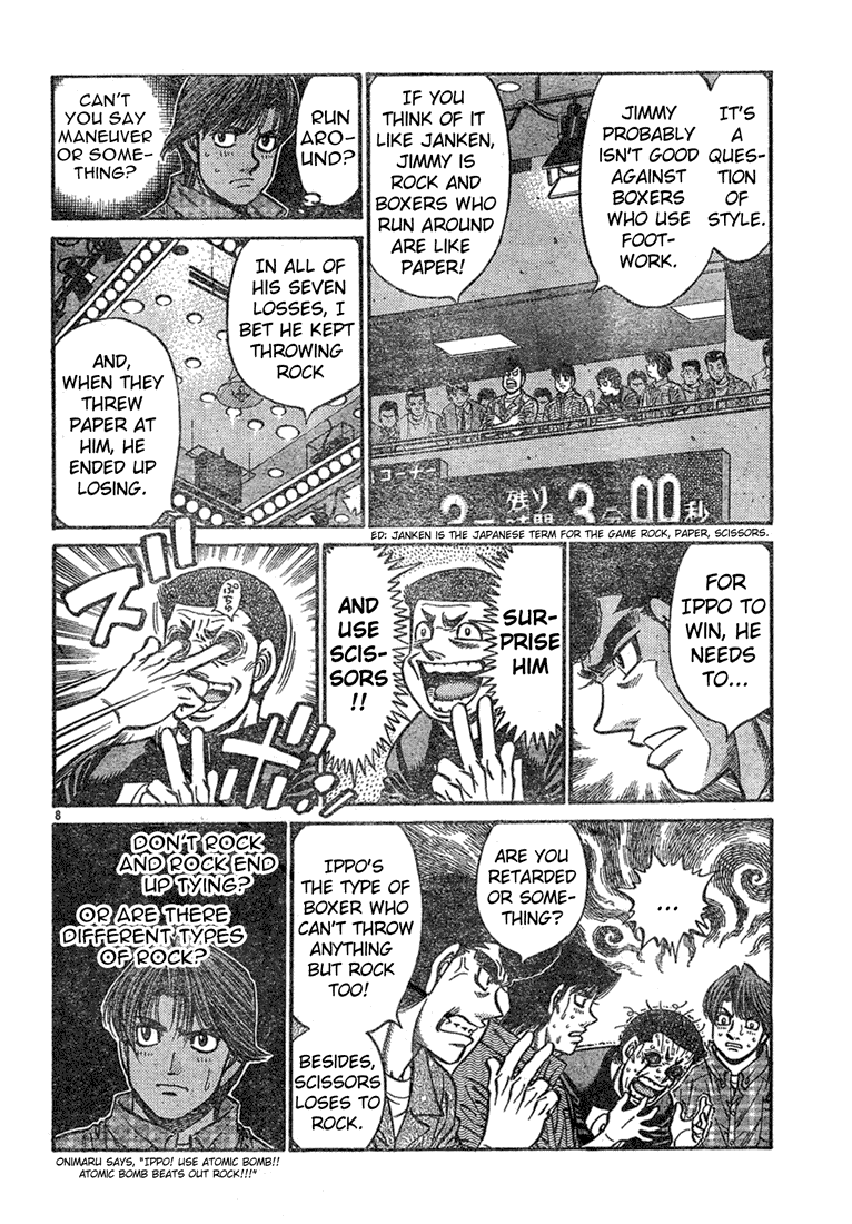 Hajime no Ippo Chapter 735 - Page 8
